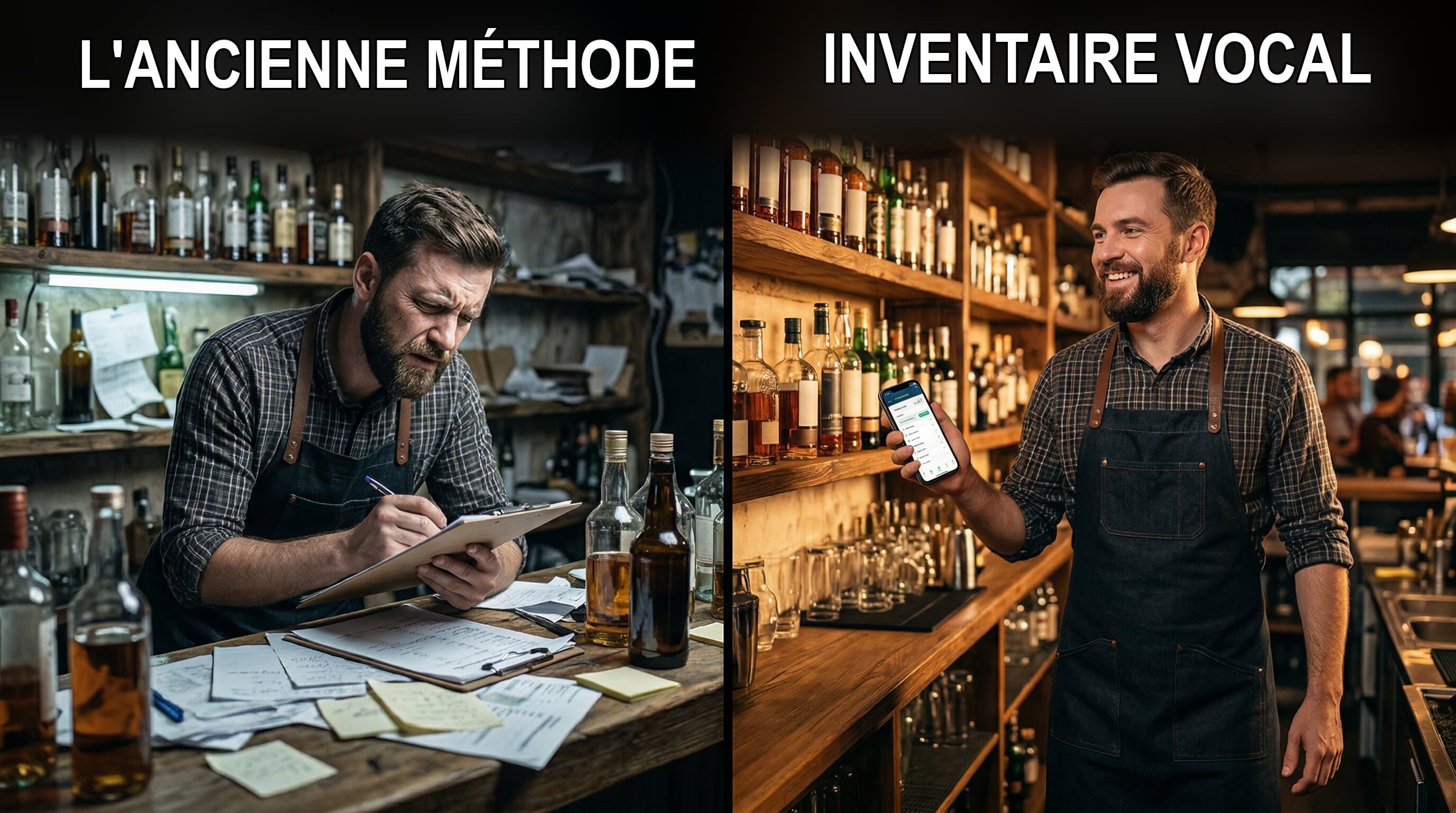 L’ancienne méthode d’inventaire au bloc-notes, comparée à l’inventaire vocal moderne