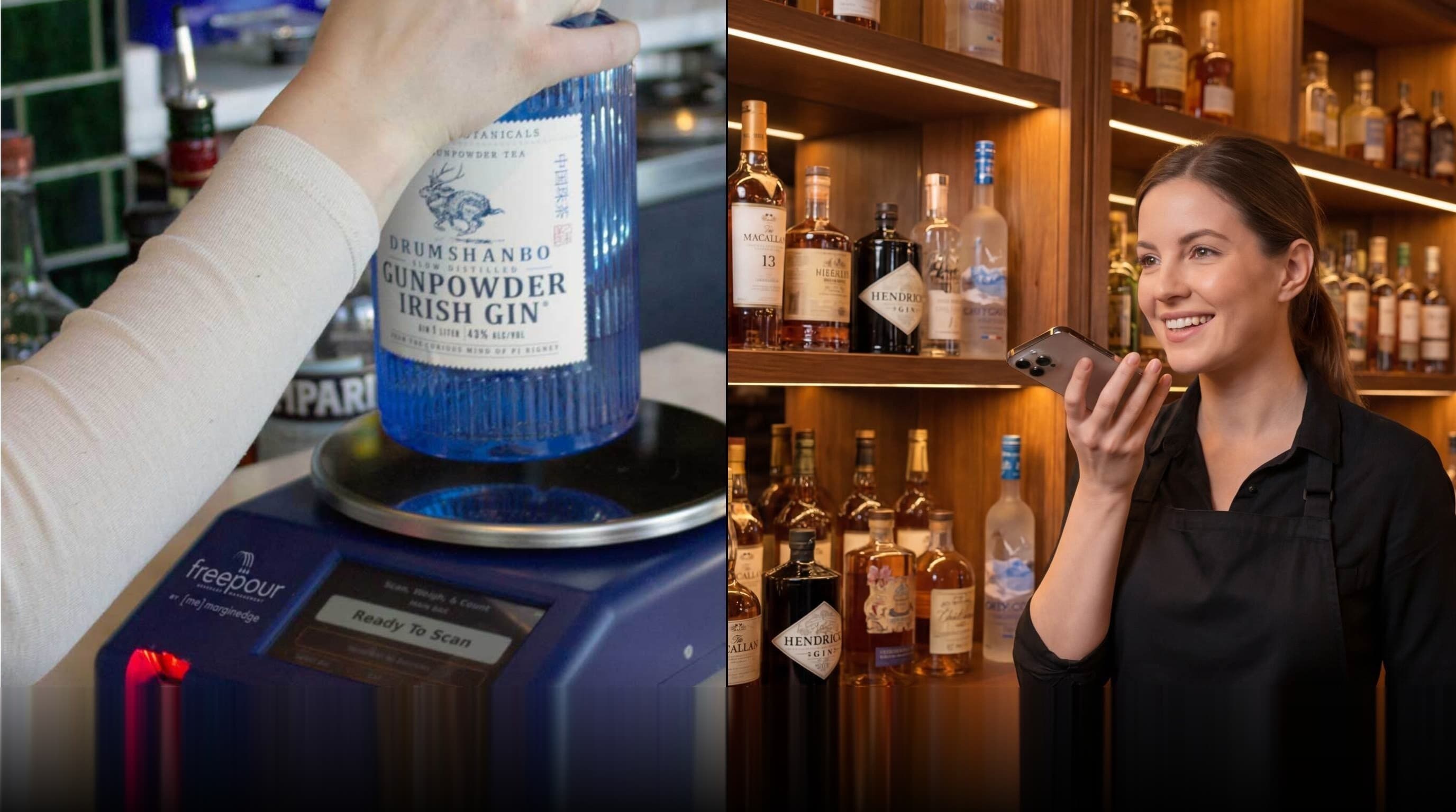 MarginEdge Freepour proprietary scale versus Lixor AI voice counting